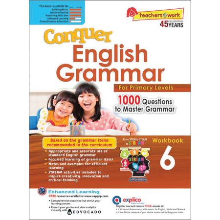 Conquer English Grammar Workbook 6