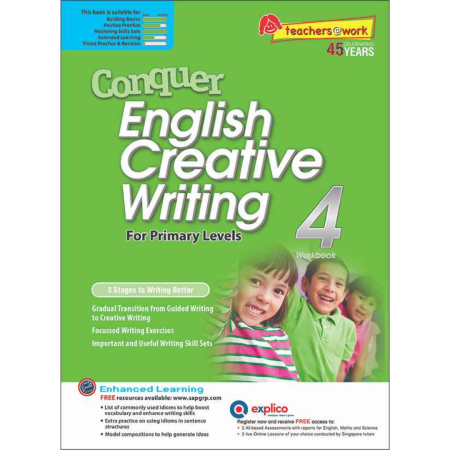 Conquer English Creative Writing Workbook 4