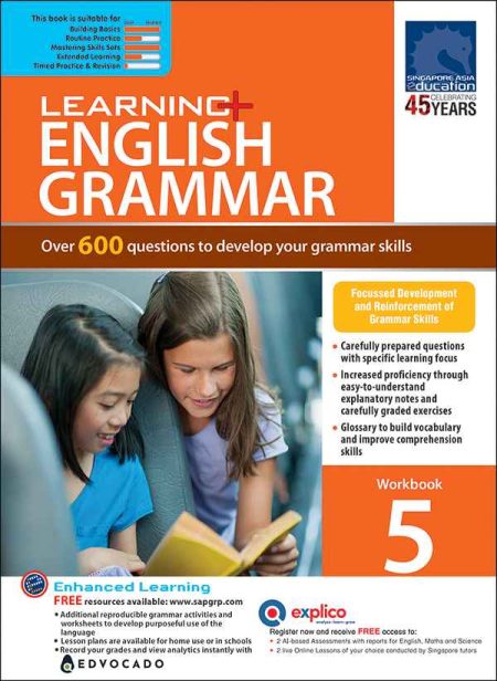 ENGLISH GRAMMAR LESSONS Workbook 5