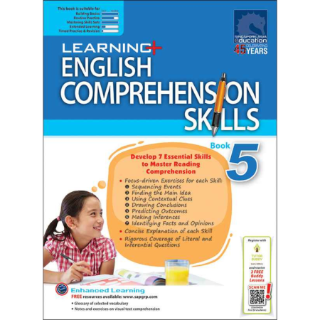 LEARNING+ ENGLISH COMPREHENSION SKILLS Book 5