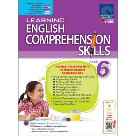 LEARNING+ ENGLISH COMPREHENSION SKILLS Book 6
