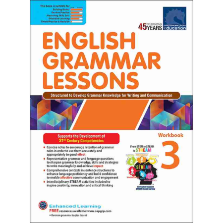 ENGLISH GRAMMAR LESSONS Workbook 3
