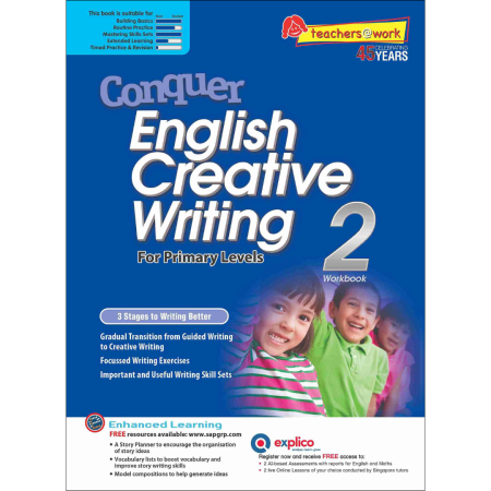 Conquer English Creative Writing Workbook 2