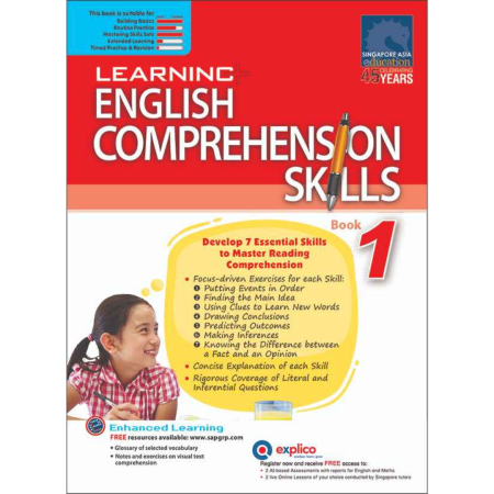 LEARNING+ ENGLISH COMPREHENSION SKILLS Book 1