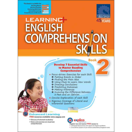 LEARNING+ ENGLISH COMPREHENSION SKILLS Book 2