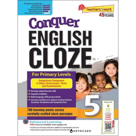 Conquer ENGLISH CLOZE Workbook 5