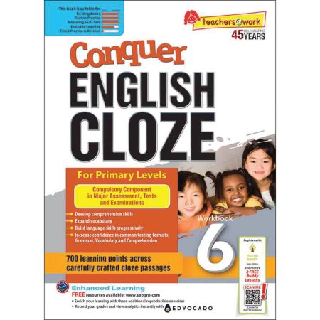 Conquer ENGLISH CLOZE Workbook 6 Conquer ENGLISH CLOZE Workbook 6