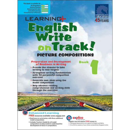 LEARNING+ English Write on Track! PICTURE COMPOSITIONS Book 1