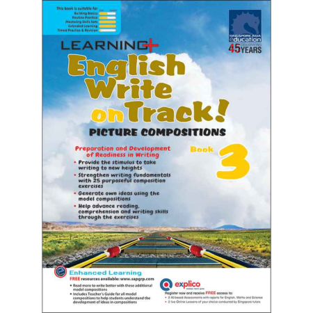 LEARNING+ English Write on Track! PICTURE COMPOSITIONS Book 3