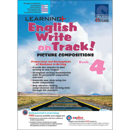 LEARNING+ English Write on Track! PICTURE COMPOSITIONS Book 4