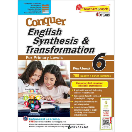 Conquer English Synthesis & Transformation Workbook 6