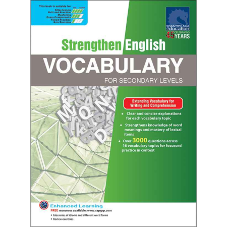 Strengthen English VOCABULARY FOR SECONDARY LEVELS