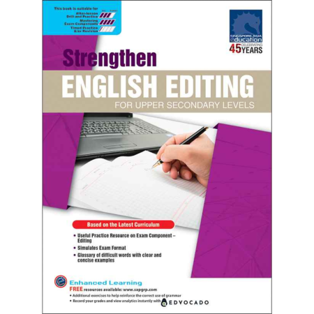 Strengthen ENGLISH EDITING FOR UPPER SECONDARY LEVELS